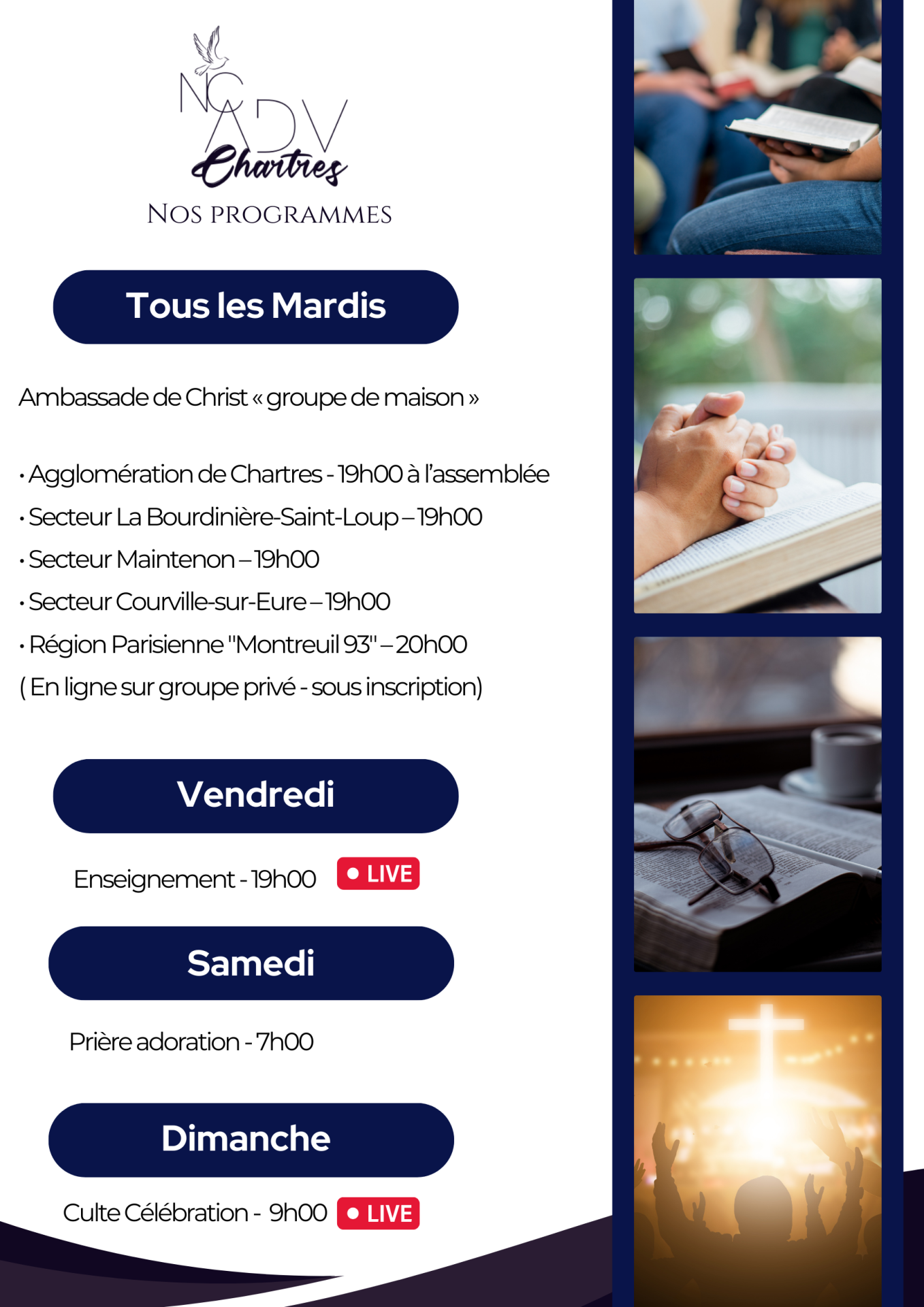 Nos programmes